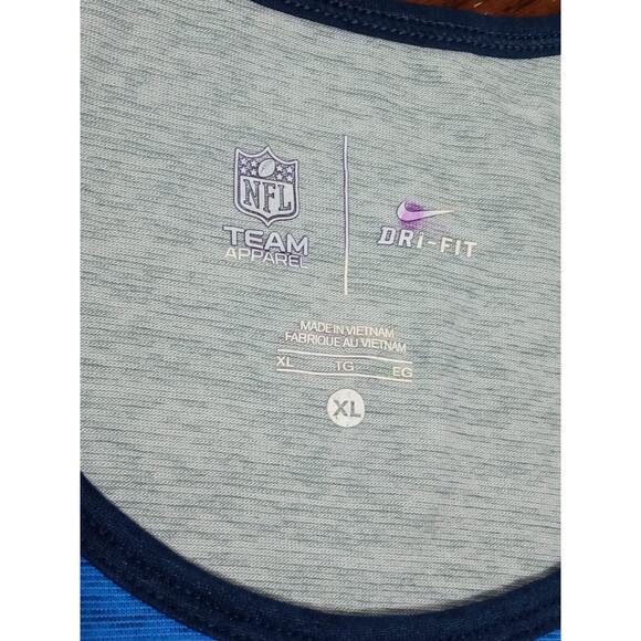 Nike Dri Fit Men’s Tank Dallas Cowboys NFL Football Navy & Gray Size XL - Picture 12 of 12